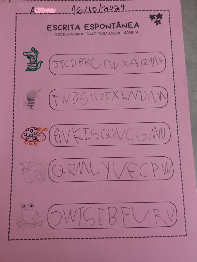 Primeira testagem